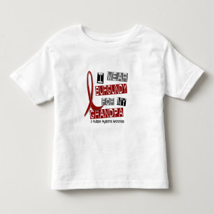 MULTIPLES MYELOMA I Abnutzung Burgunder für meine Kleinkind T-shirt