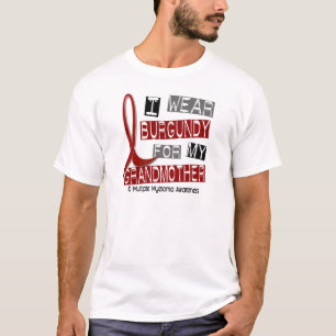 MULTIPLES MYELOMA I Abnutzung Burgunder für T-Shirt