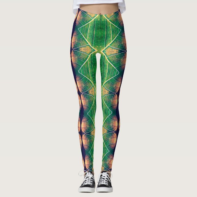 Multiprint "Ratti_Creative_Arts" L Leggings (Vorderseite)
