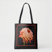 Multiprint-Tasche in Rot und Tan Mum