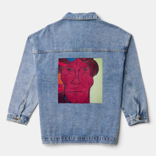 Multirassige Kunst-Denimjacke Jeansjacke
