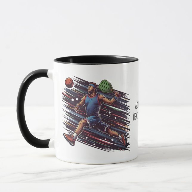 Multisport Pickleballer Basketball Pickleball Tasse (Links)