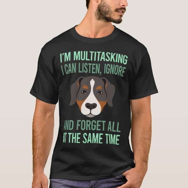 Multitasking Berner Sennenhund 12 T-Shirt (Vorderseite)