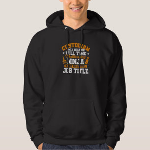 Multitasking Ninja ist kein Job Titel School Custo Hoodie