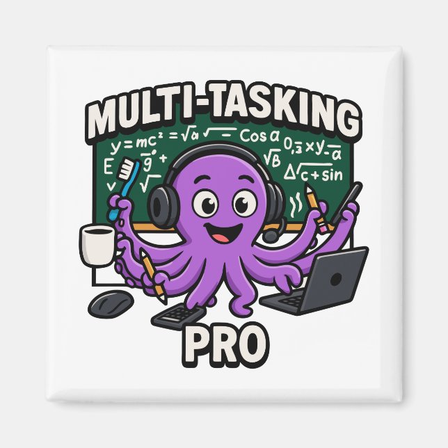 Multitasking Octopus-Klassenzimmer Lerner Pro Magnet (Vorne)