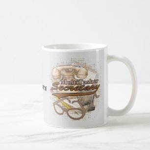 Multitasking-Sekretärin Kaffeetasse