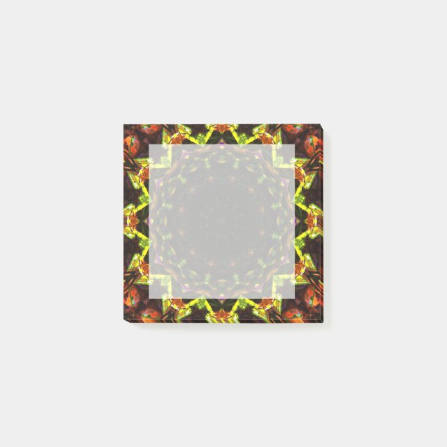 Multiverse Portal-Mandala Post-it Klebezettel (Vorderseite)