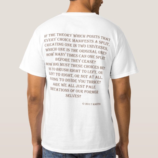 Multiverse T-Shirt (Rückseite)