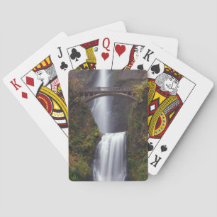Multnomah-Fälle im Spätherbst Spielkarten