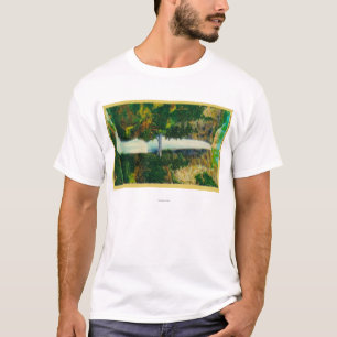 Multnomah Fälle und Benson-Fuß-Brücke T-Shirt