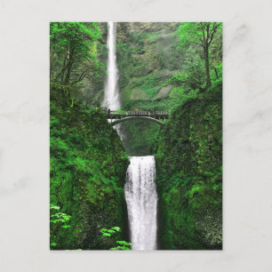 Multnomah Falls #1-2 Postcard Postkarte