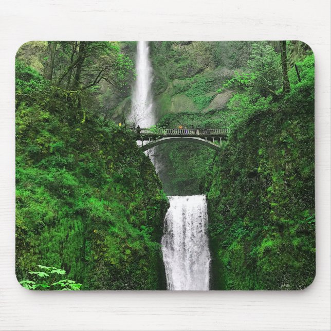 Multnomah Falls #1 Mouse Pad Mousepad (Vorne)