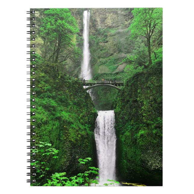 Multnomah Falls #1 Notebook Notizblock (Vorderseite)