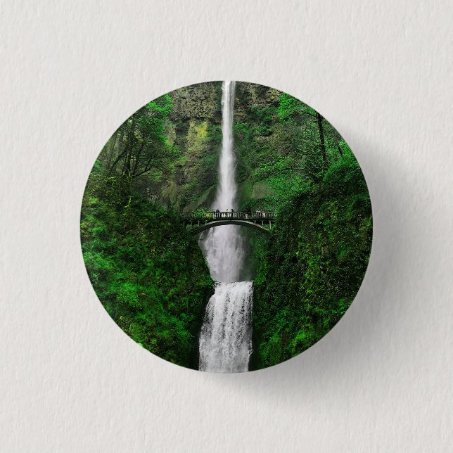 Multnomah Falls #2 Button (Vorderseite)