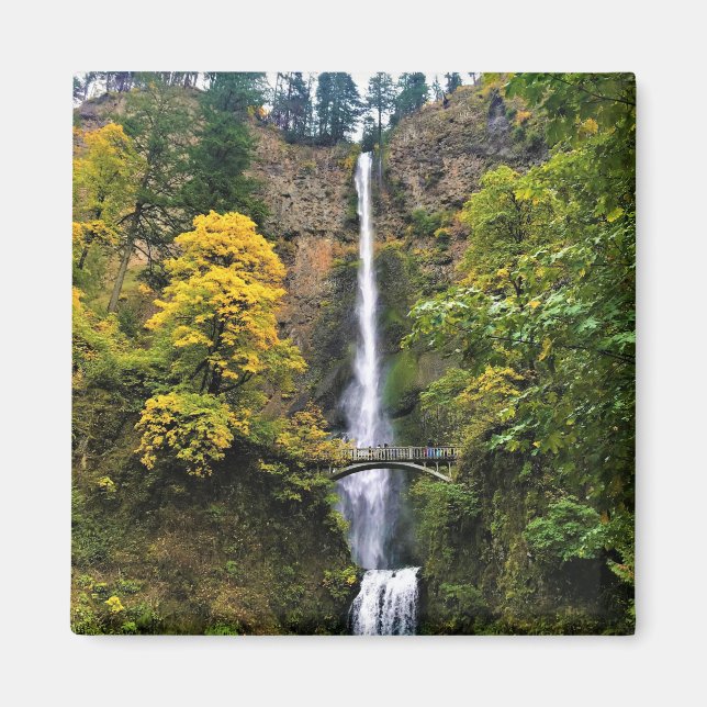 Multnomah Falls, Columbia River Gorge, Oregon Magnet (Vorne)