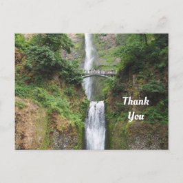 Multnomah Falls Danke Postcard Postkarte
