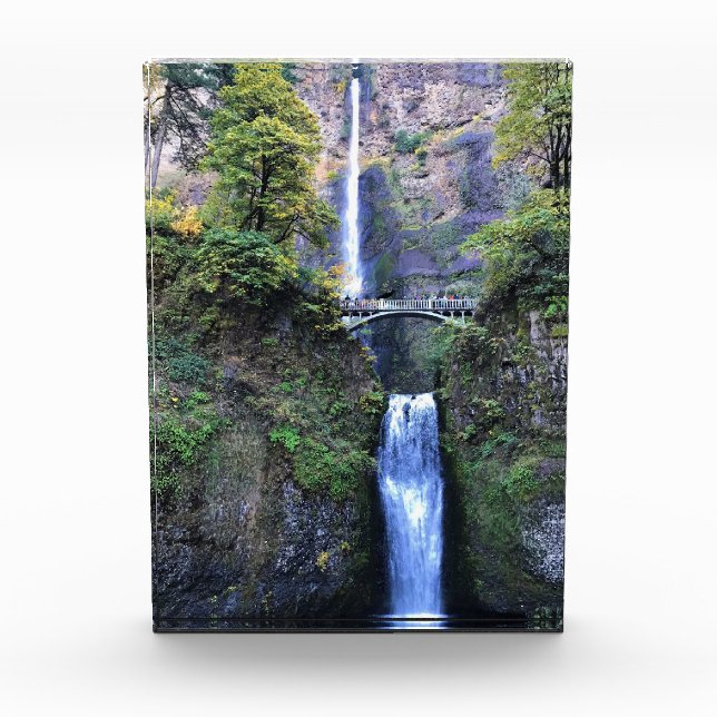 Multnomah Falls Fotoblock (Vorderseite)