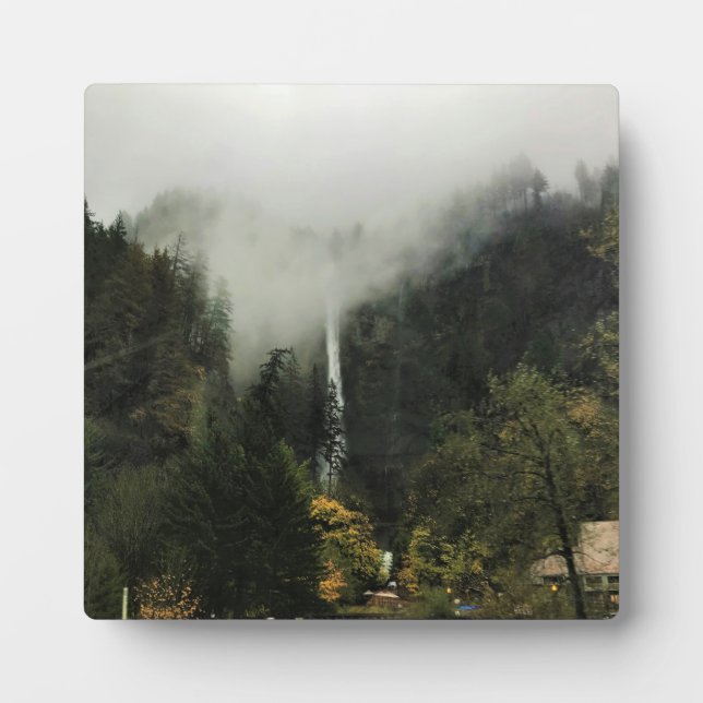 Multnomah Falls Fotoplatte (Vorderseite)