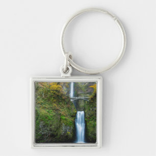 Multnomah Falls im Herbst in der Columbia Gorge Schlüsselanhänger