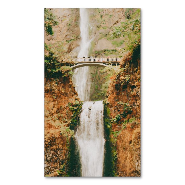 Multnomah Falls Magnetische Visitenkarte (Vorderseite Vertikal)