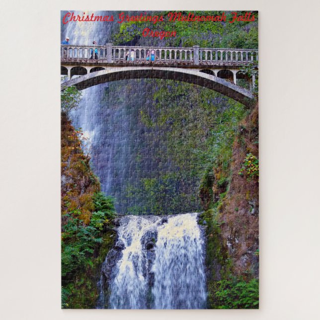 Multnomah Falls Oregon. (Vertikal)