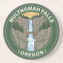 Multnomah Falls Oregon Getränkeuntersetzer