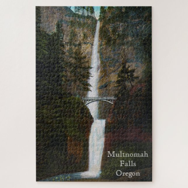 Multnomah Falls Oregon Grand Puzzle (Vertical)