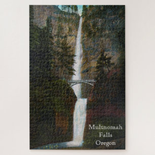 Multnomah Falls Oregon Large Puzzle