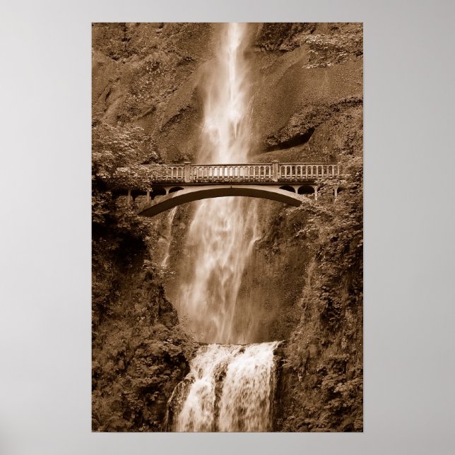 Multnomah Falls, Oregon Poster (Vorne)