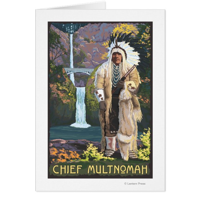 Multnomah Falls, OregonChief Multnomah (Vorne)
