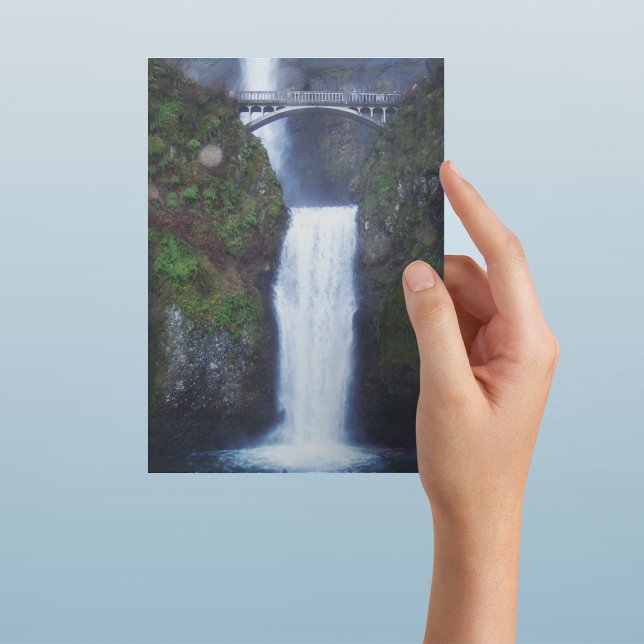 Multnomah Falls Postcard Postkarte (Von Creator hochgeladen)