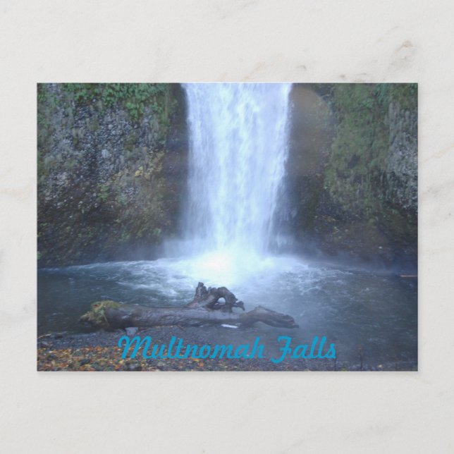 Multnomah Falls Postkarte (Vorderseite)