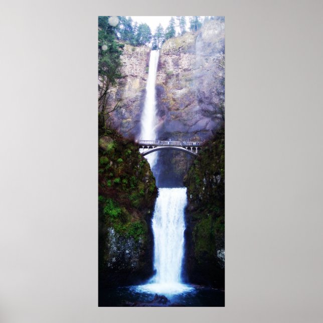 Multnomah Falls Print Poster (Vorne)