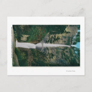Multnomah Falls und Benson Foot Bridge 2 Postkarte