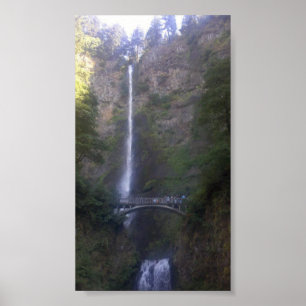 Multnomah Falls Wasserfall Poster
