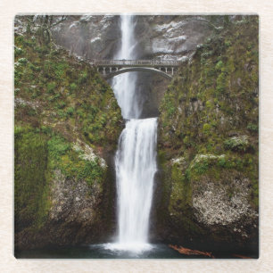 Multnomah fällt in die Kolumbien-Schlucht Glasuntersetzer
