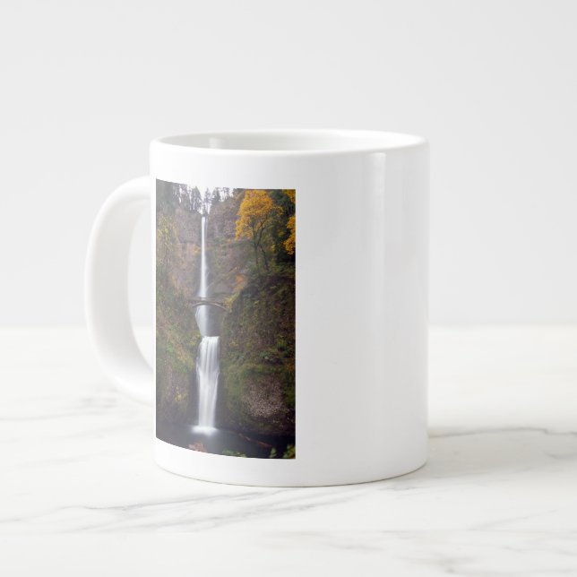 Multnomah fällt in Spätherbst Jumbo-Tasse (Vorderseite Links)