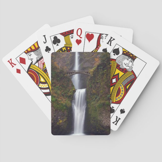 Multnomah fällt in Spätherbst Spielkarten (Rückseite)