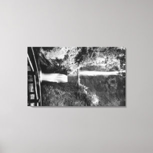 Multnomah fällt PhotographColumbia Fluss ODER Leinwanddruck