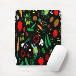 Multycolor Pflanzenmuster Mousepad