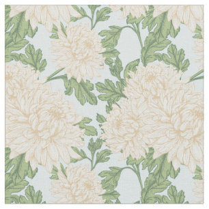 Mum Blume Muster Stoff