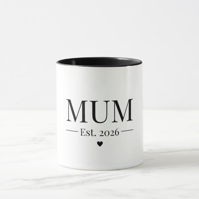 Mum Established 2026 Tasse (Zentrum)