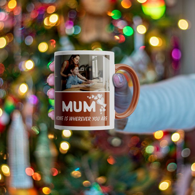 Mum Foto Collage Custom Coffee Tasse (Von Creator hochgeladen)