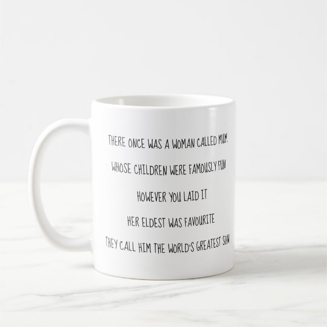Mum Limerick von Favorite Son 1 Foto Tasse (Links)