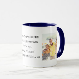Mum Limerick von World's Greatest Son 2 Foto Tasse