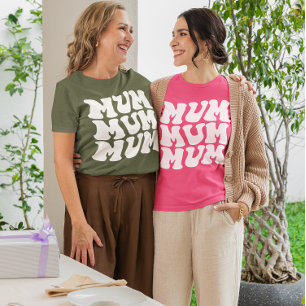 Mum-Shirt für Frauen – Retro-Geschenk zum Mutterta T-Shirt