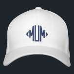Mum Simple Modern Typografy Custom Bestickte Baseballkappe<br><div class="desc">Mum Simple Modern Typografy Custom Sticked Baseball Cap bietet den einfachen modernen bestickten Text "Mum". Perfekt als Geschenk für Mutter zum Muttertag,  Weihnachten,  Geburtstag und vieles mehr. Erstellt von Evco Studio www.zazzle.com/store/evcostudio</div>