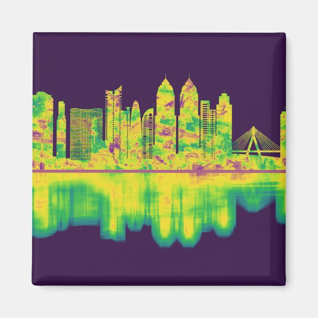 Mumbai India Skyline Magnet (Vorne)