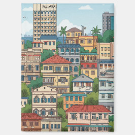 Mumbai Indien Reise Magnet