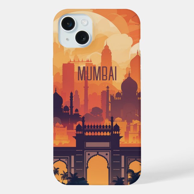 Mumbai iPhone 15 Plus Hülle (Rückseite)